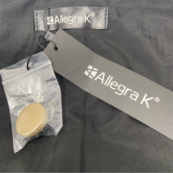 Allegra K Pinafore Mini Jumper School Girl Plaid Double Breast Y2K Preppy Small - Picture 11 of 16